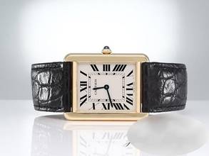 Thumbnail von Cartier Tank Solo Großes Modell Edelstahl Gelbgold 750 W1018855 2022 Stahl Gold