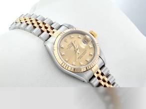 Thumbnail von Rolex Lady-Datejust Edelstahl Gelbgold 750 Diamanten Automatik Gold Stahl Damen Stainless Steel 18kt Yellow Gold Jubilé-band Chronometer Oyster