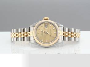 Thumbnail von Rolex Lady-Datejust Edelstahl Gelbgold 750 Diamanten Automatik Gold Stahl Damen Stainless Steel 18kt Yellow Gold Jubilé-band Chronometer Oyster