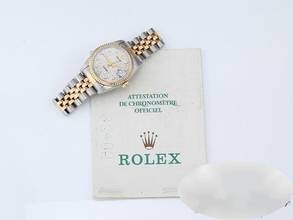 Thumbnail von Rolex Datejust Medium Stahl Gelbgold 750 Diamanten Automatik Stainless Steel 18kt Yellow Gold Stahl Jubilé-band Chronometer Oyster