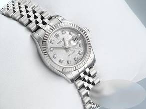 Thumbnail von Rolex Lady-Datejust 179174 Stahl Weissgold 750 Diamanten Automatik Gold