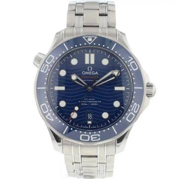 Omega Seamaster Diver 300 M Co-Axial Blue Wave Dial