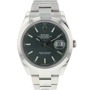 Rolex Datejust 41 Jubilee Mint Green Motif Dial