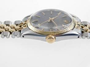Thumbnail von Rolex Oyster Perpetual 18 Kt Gelbgold Stahl 31 mm 70 er Jahre Selten Stahl Gold Jubileeband volle Länge