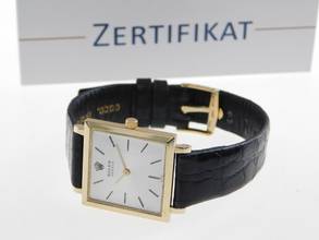 Thumbnail von Rolex Squared 9491 massiv 18 Karat Gelbgold im top Zustand 25,5 x 33 mm Kaliber 650 Handaufzug original 18 Karat Rolex Schließe