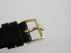 Thumbnail von Rolex Squared 9491 massiv 18 Karat Gelbgold im top Zustand 25,5 x 33 mm Kaliber 650 Handaufzug original 18 Karat Rolex Schließe