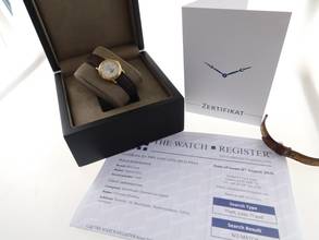 Thumbnail von Blancpain Villeret Lady 18 Kt Gelbgold Villeret Vollkalender Mondphase wie Neu 26mm deutsche Anzeige Wochentag und Monat Traumuhr