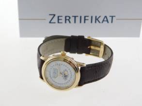 Thumbnail von Blancpain Villeret Lady 18 Kt Gelbgold Villeret Vollkalender Mondphase wie Neu 26mm deutsche Anzeige Wochentag und Monat Traumuhr