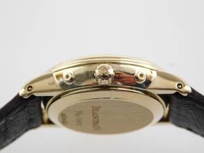 Thumbnail von Blancpain Villeret Lady 18 Kt Gelbgold Villeret Vollkalender Mondphase wie Neu 26mm deutsche Anzeige Wochentag und Monat Traumuhr