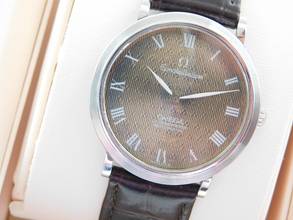 Thumbnail von Omega Constellation Chronometer Herrenuhr Automatik mit Sonder Zifferblatt RARE von 1978 mit Omega Service Box flache Herrenuhr Chronometer