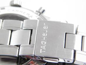 Thumbnail von TAG Heuer Carrera Chronograph Automatik Herrenuhr 41mm CV2013 wie Neu braunes Zifferblatt mit original Stahlband und Servicebox