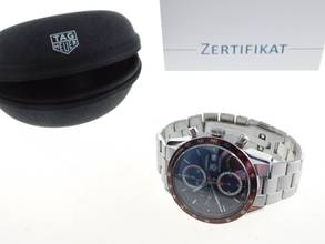 Thumbnail von TAG Heuer Carrera Chronograph Automatik Herrenuhr 41mm CV2013 wie Neu braunes Zifferblatt mit original Stahlband und Servicebox