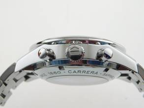 Thumbnail von TAG Heuer Carrera Chronograph Automatik Herrenuhr 41mm CV2013 wie Neu braunes Zifferblatt mit original Stahlband und Servicebox