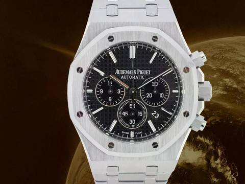 Audemars Piguet Royal Oak 26320st Black Chronograph 41mm Like New 2014