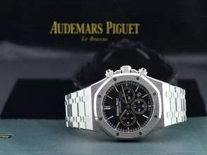 Thumbnail von Audemars Piguet Royal Oak 26320st Black Chronograph 41mm Wie neu 2014