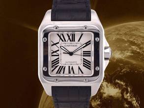 Thumbnail von Cartier Santos 100 Xl Ref. 2656 Automatic Full Set