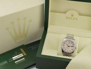 Thumbnail von Rolex Datejust 36mm Ref. 116244 Original Diamond Dial/bezel Like New