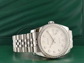 Thumbnail von Rolex Datejust 36mm Ref. 116244 Original Diamond Dial/bezel Like New