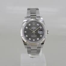Thumbnail von Rolex Datejust 41 Stahl/18k Weissgold Diamanten Full Set neuwertig