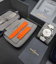 Thumbnail von Vacheron Constantin Overseas Dual Time Kardinalpunkte Norden 41mm 7930V/210T-H073 Weißes Zifferblatt Ungetragen/Neuwertig Vollständiges Set 07-2026