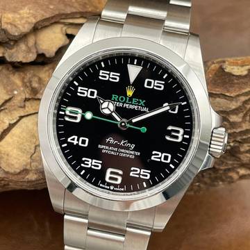 Rolex Air King Air-King 40 - UNGETRAGEN - FULLSET 2026 - Ref. 126900 partly sticker on