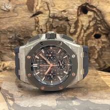 Thumbnail von Audemars Piguet Royal Oak Offshore Royal Oak Offshore Chrono 43 - FULLSET 2023 - Ref. 26420IO.OO.A009CA.01 first owner invoice - revi papers guarantee FULLFULL SET