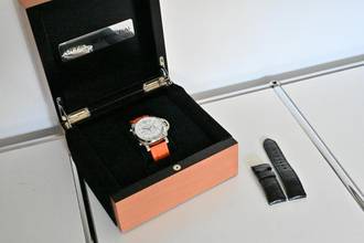 Thumbnail von Panerai Luminor Chrono Chronograph 44mm PAM 1218 White Dial PAM01218