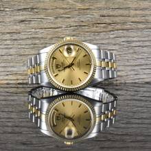 Thumbnail von Tudor Prince Date Day 76213 Gold Dial - unpoliert - 36MM - Stahl Gold - Automatik