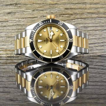  Tudor Black Bay S&G 79733N Champagne Sunray Dial - unpoliert - Stahl Gold 