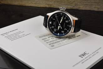 Thumbnail von IWC Große Fliegeruhr Big Pilot IW500401 Black Dial - Automatik - 46MM - Folding Clasp