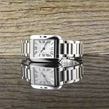 Thumbnail von Cartier Tank Anglaise 3485 - Quarz - Steel - Lady