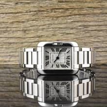 Thumbnail von Cartier Tank Anglaise 3485 - Quarz - Steel - Lady
