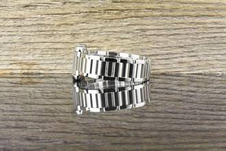 Thumbnail von Cartier Tank Anglaise 3485 - Quarz - Steel - Lady