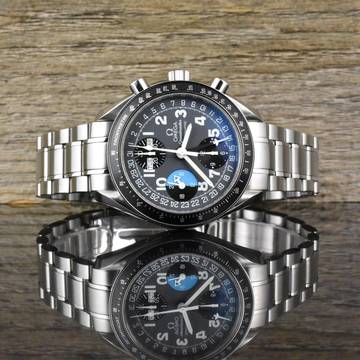 Omega Speedmaster Day Date 3520.53.00 Tripel Date MK40 - Grey / Blue - Vintage
