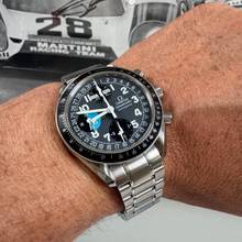 Thumbnail von Omega Speedmaster Day Date 3520.53.00 Tripel Date MK40 - Grey / Blue - Vintage