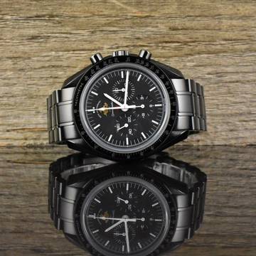  Omega Speedmaster Professional Moonwatch 50th Anniversary Limited Edition - MINT 311.30.42.30.01.001 PVD - Full Set 