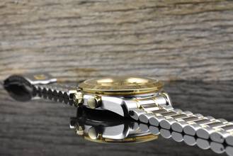 Thumbnail von Omega Speedmaster Date 39MM - Automatik - VINTAGE - Steel Gold