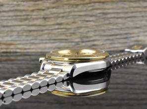 Thumbnail von Omega Speedmaster Date 39MM - Automatik - VINTAGE - Steel Gold
