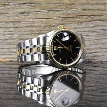 Thumbnail von Tudor Prince Date Day 76213 Black Dial - Stahl Gold - 36mm - Automatik