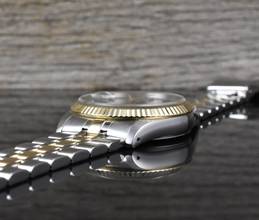 Thumbnail von Tudor Prince Date Day 76213 Black Dial - Stahl Gold - 36mm - Automatik