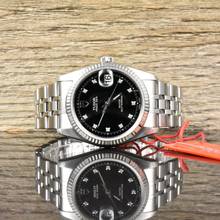 Thumbnail von Tudor Prince Date 74034N Diamond Dial - Stahl Weißgold Medium 34MM - Automatik