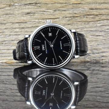 IWC Portofino Automatic 40MM - IW356502 - Zertifikat - unpoliert - Black Dial