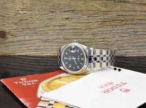 Thumbnail von Tudor Prince Date 74034 - Weißgold - Black Dial - 34MM - Medium - Automatic