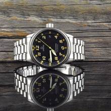 Thumbnail von Omega Genève Dynamic III Military Gray Black Dial - Date Automatic - Military