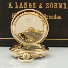 Thumbnail von A. Lange & Söhne 18k Qualität 1A Diamant Original Box Museums Zertifikat Schöner Zustand 1891