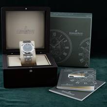 Thumbnail von Audemars Piguet Royal Oak Jumbo Extra-Thin Blue 15202ST.OO.0944ST.02 NOS