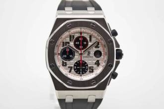 Thumbnail von Audemars Piguet Royal Oak Offshore Panda perfektes 26170ST Fullset