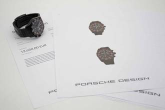 Thumbnail von Porsche Design GT4 RS Flyback Chronograph Weissach perfektes Fullset mit Titanarmband aus 2024
