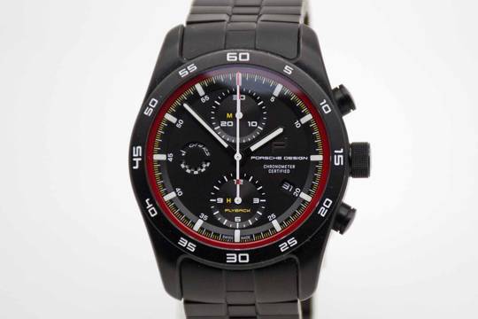 Porsche Design GT4 RS Flyback Chronograph Weissach perfektes Fullset mit Titanarmband aus 2024