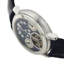 Thumbnail von Audemars Piguet Jules Audemars Tourbillon Platin Rückseite Aufziehknopf blauer Zifferblatt sehr selten